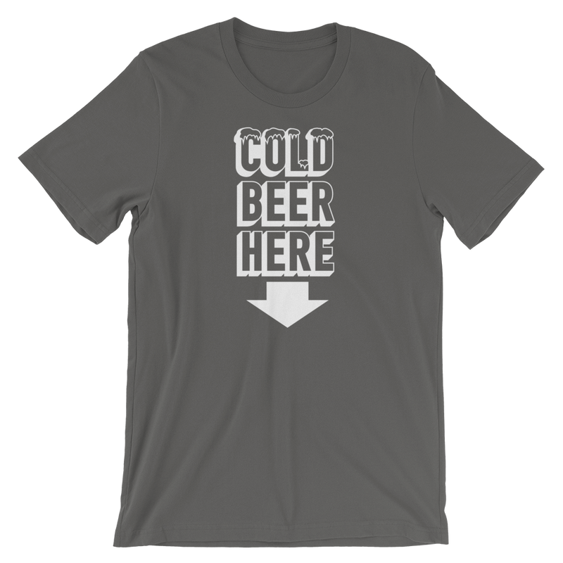 COLD BEER HERE T-Shirt in Colorado Baseball Colors